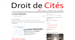 Desktop Screenshot of droitdecites.org